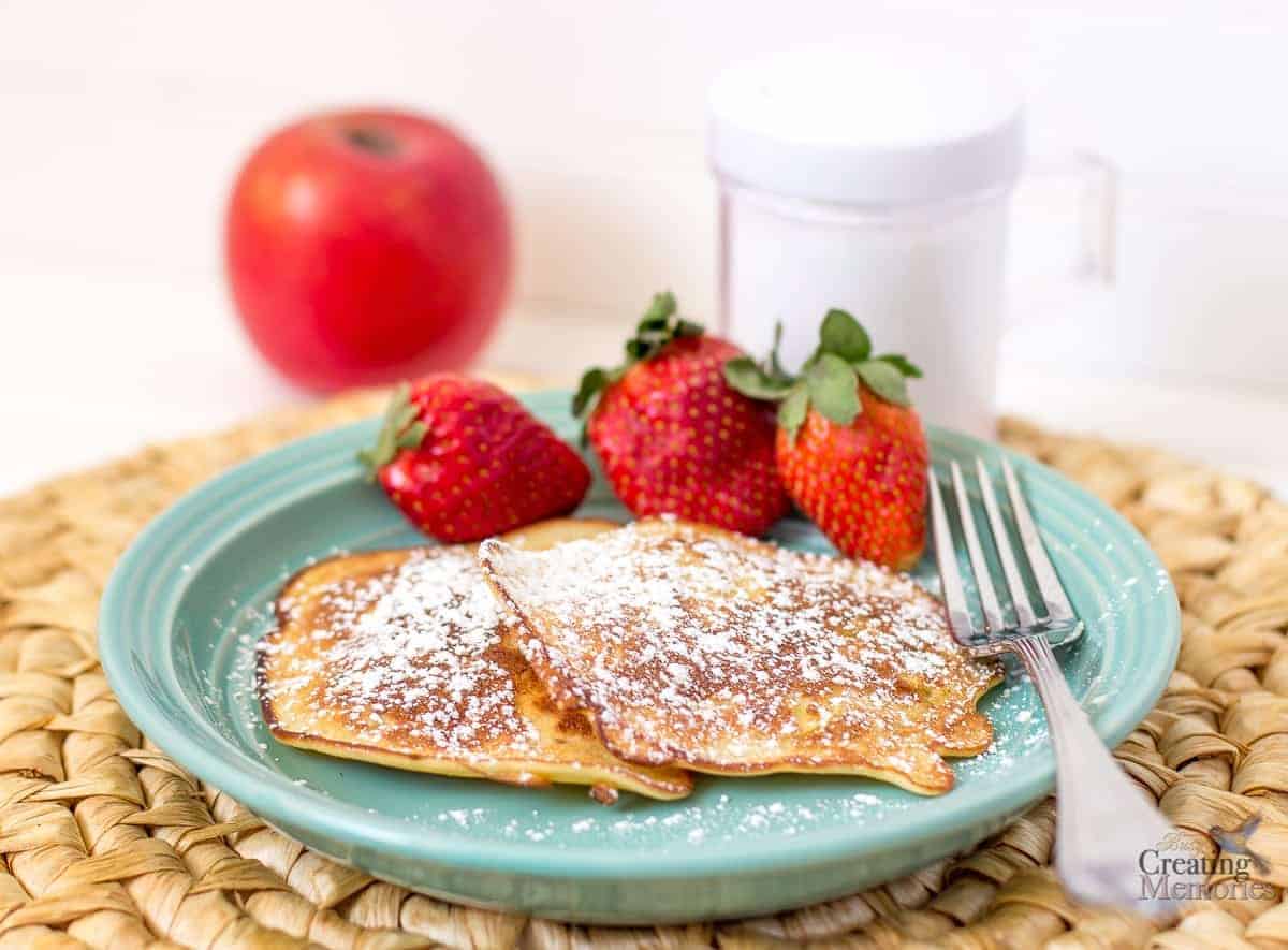 Weight Watchers Apple Fritters Pancakes by Busy Creating Memories