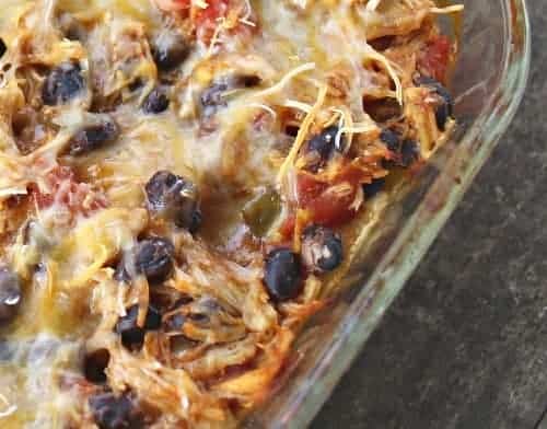 Weight Watchers Chicken Enchilada Bake by Life is Sweeter by Design
