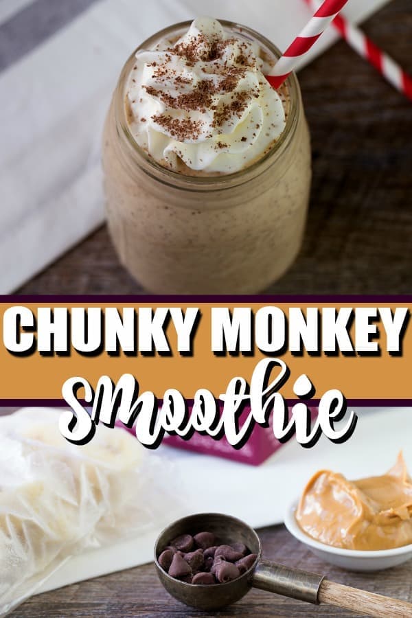 Easy Chunky Monkey Smoothie