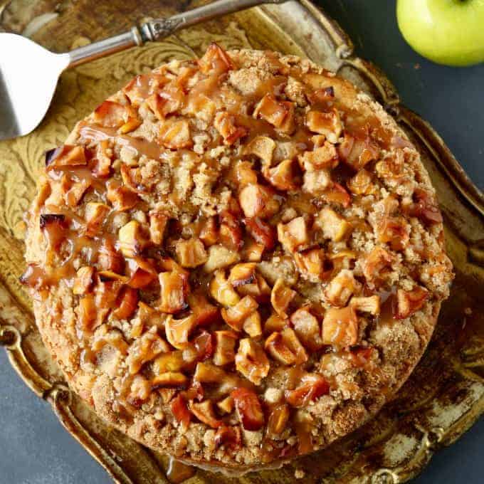 Caramel Apple Coffee Cake