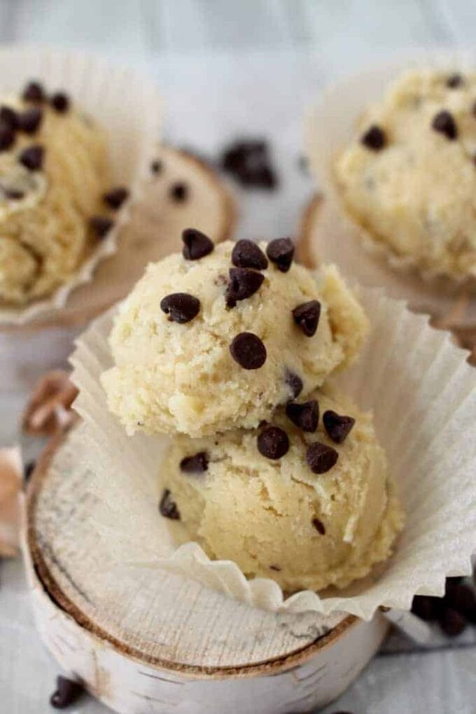 Cookie Dough Recipe - Eggless so feel free to eat it with a spoon