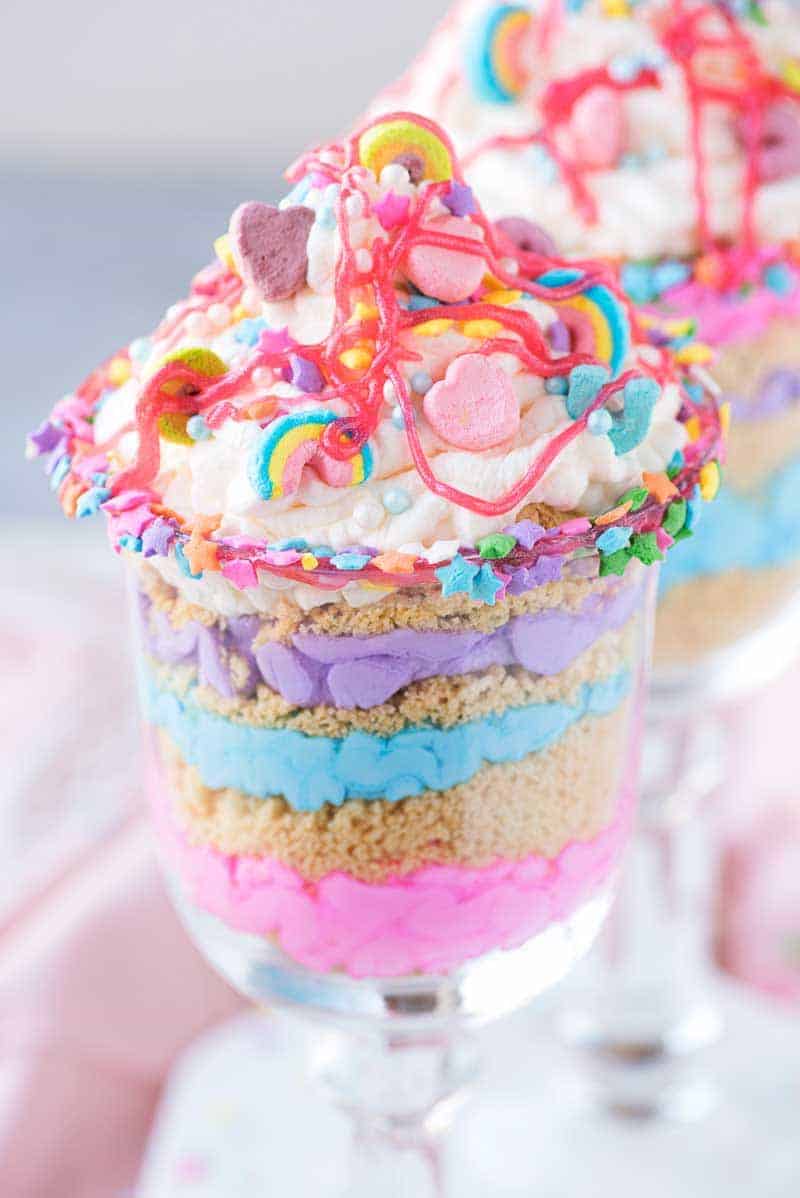 Cotton Candy Unicorn Parfait by Homemade Hooplah | Dozens of Magical Unicorn Ideas for Kids of All Ages! 