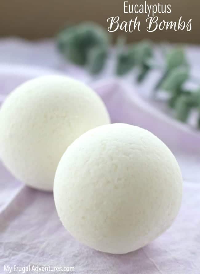 Eucalyptus Bath Bombs by My Frugal Adventures | Make Your Own Luxurious Bath Bombs with these 15 Awesome DIY Bath Bomb Recipes