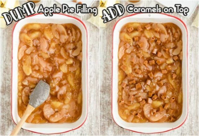 Gooey Caramel Apple Dump Cake Princess Pinky Girl