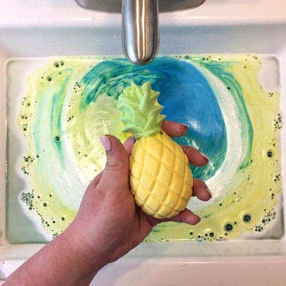 Pineapple Bath Bomb |Make Your Own Luxurious Bath Bombs with these 15 Awesome DIY Bath Bomb Recipes