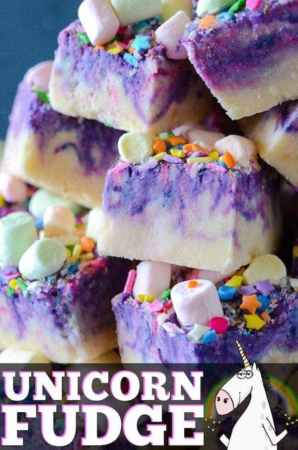 Unicorn Fudge by The Novice Chef | Dozens of Magical Unicorn Ideas for Kids of All Ages! 