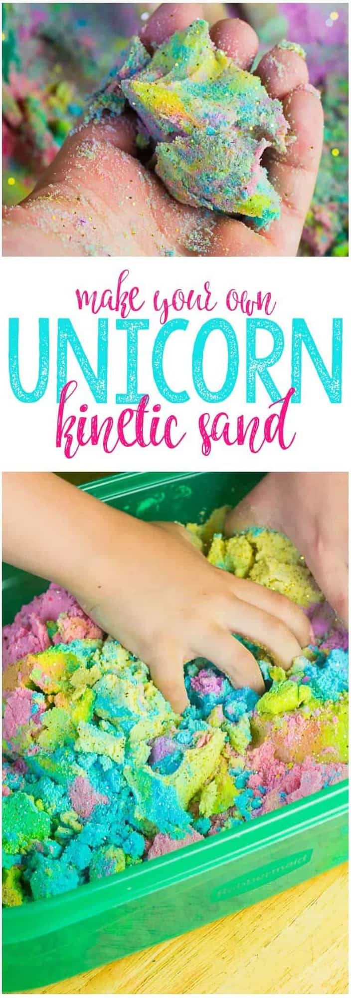 Unicorn Kinetic Sand by Mama Plus One | Dozens of Magical Unicorn Ideas for Kids of All Ages! 