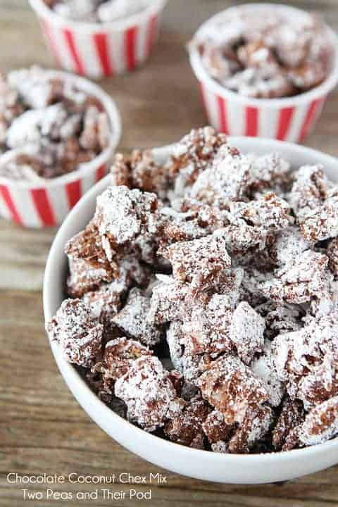 Chocolate Coconut Chex Mix by Two Peas In Their Pod and other amazing Chex Mix Recipes!