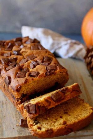 Pumpkin Chocolate Chip Bread Recipe - Princess Pinky Girl