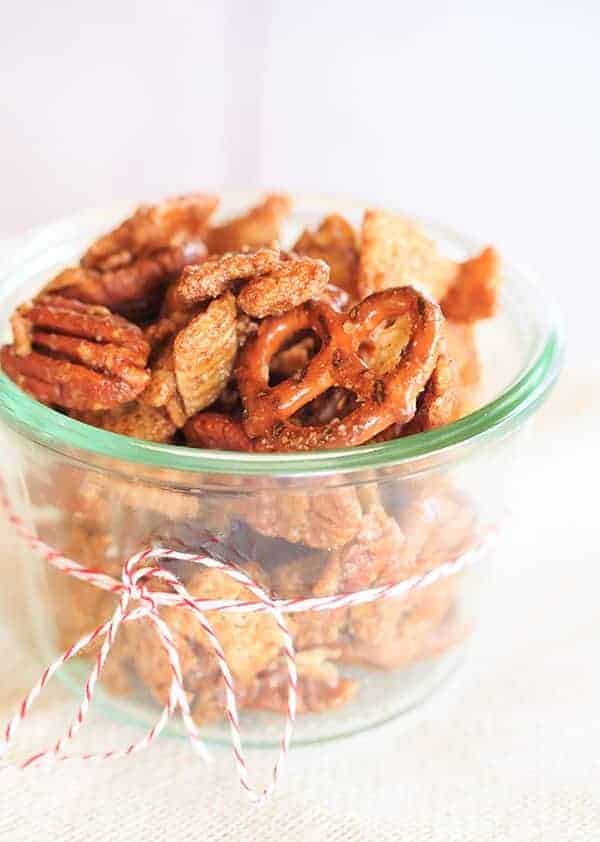 Cinnamon Sugar Candied Chex Mix by Brown Eyed Baker and other amazing Chex Mix Recipes!