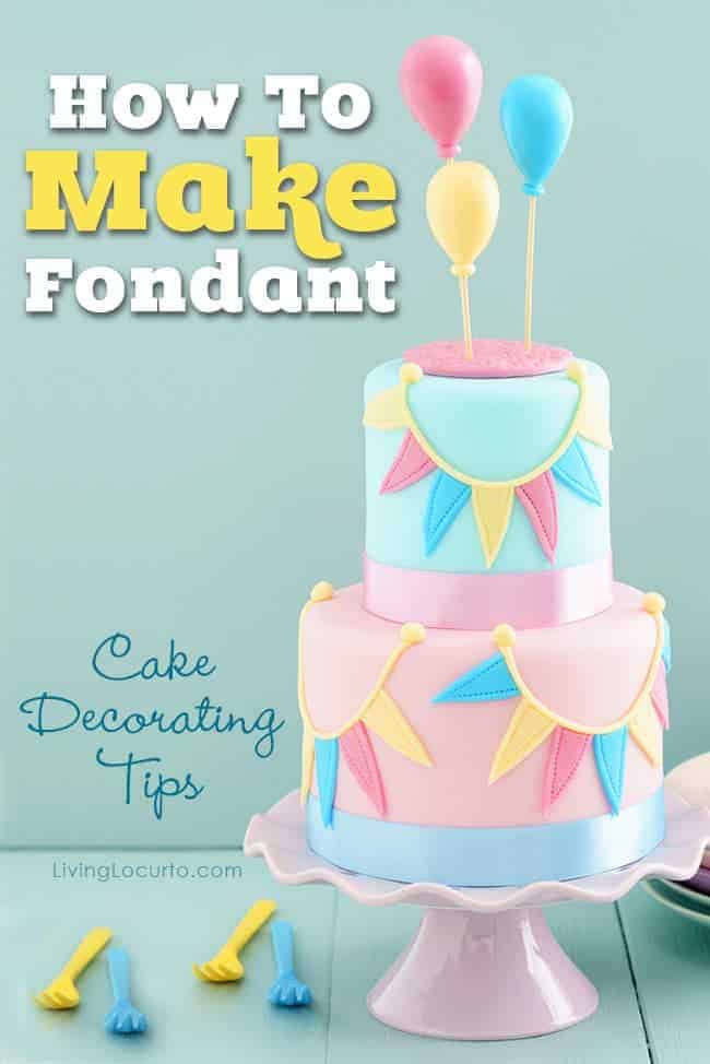 How to Make a Fondant Cake by Living Locurto | Become a pro at designing cakes with these cake decorating hacks! 