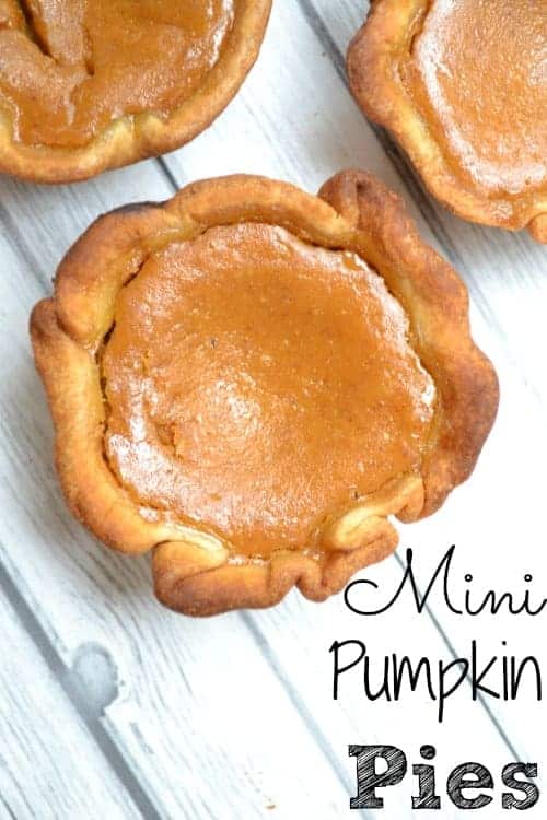 Mini Pumpkin Pies by To Simply Inspire | Pumpkin Pie Recipes and Pumpkin Pie Flavored Recipes! 