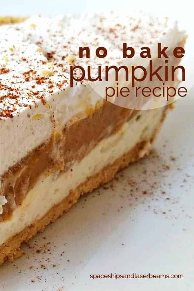 No Bake Pumkin Pie Recipe by Spaceships and Laser Beams | Pumpkin Pie Recipes and Pumpkin Pie Flavored Recipes! 
