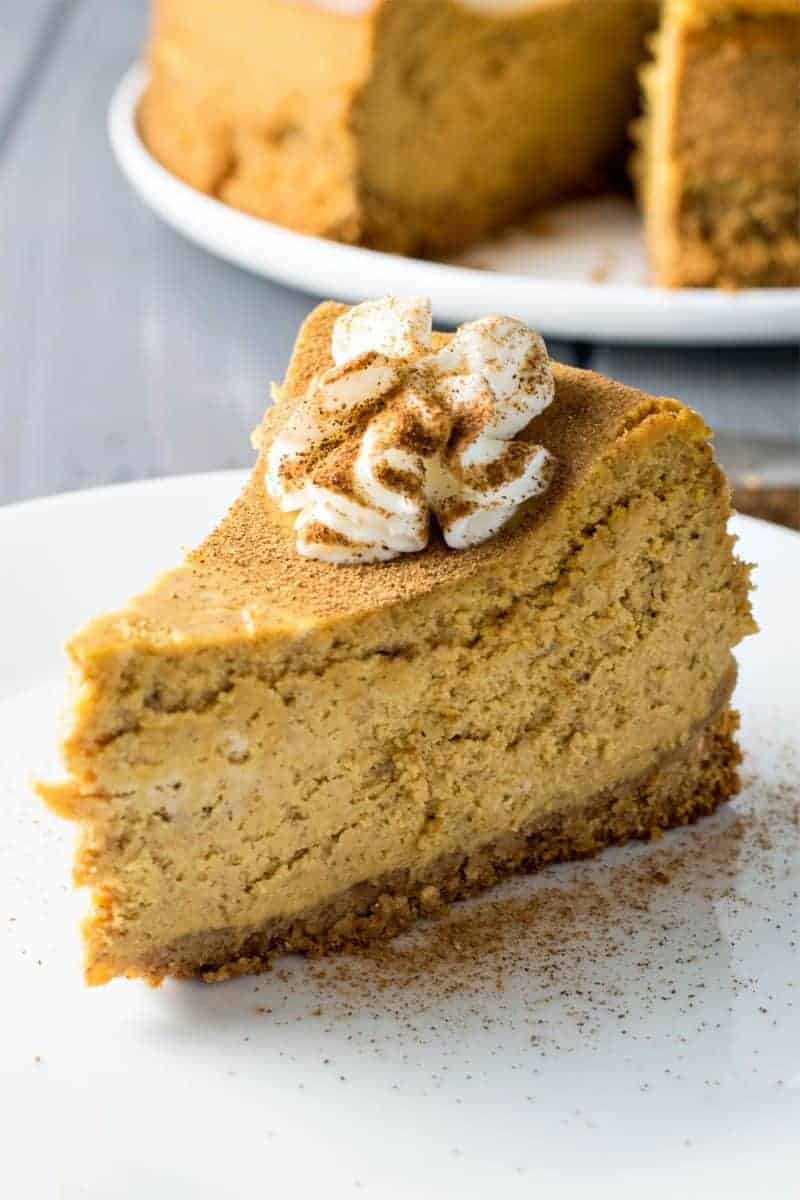 Pumpkin Spice Cheesecake by Homemade Hooplah | Pumpkin Spice and Everything Nice: Pumpkin Spice Recipes for Fall