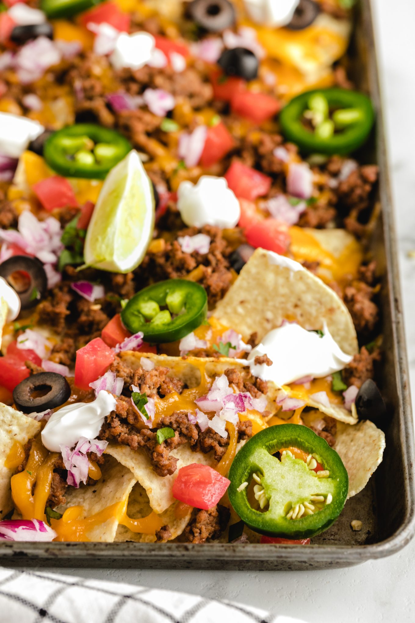 Sheet Pan Nachos - Easy Recipe for a Crowd! READY in 15 Minutes!