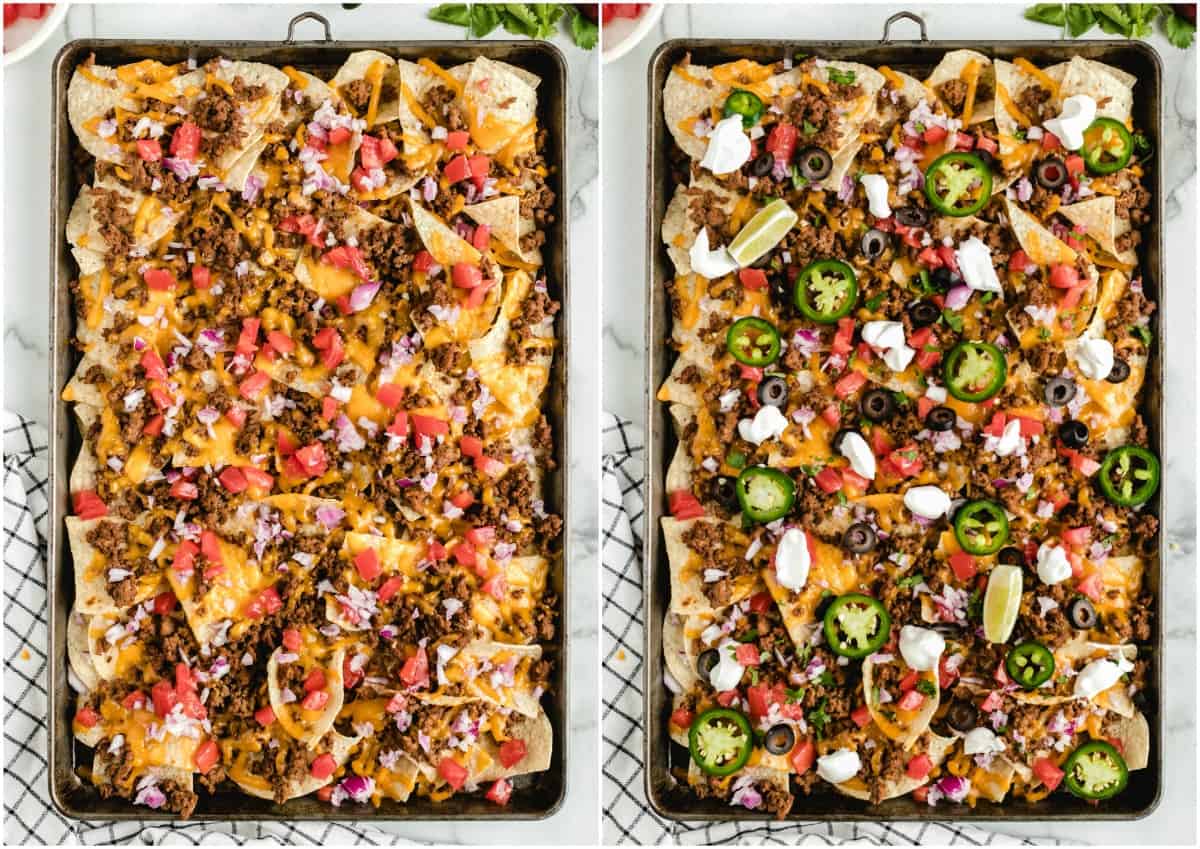 Sheet Pan Nachos - Easy Recipe For A Crowd! READY In 15 Minutes!