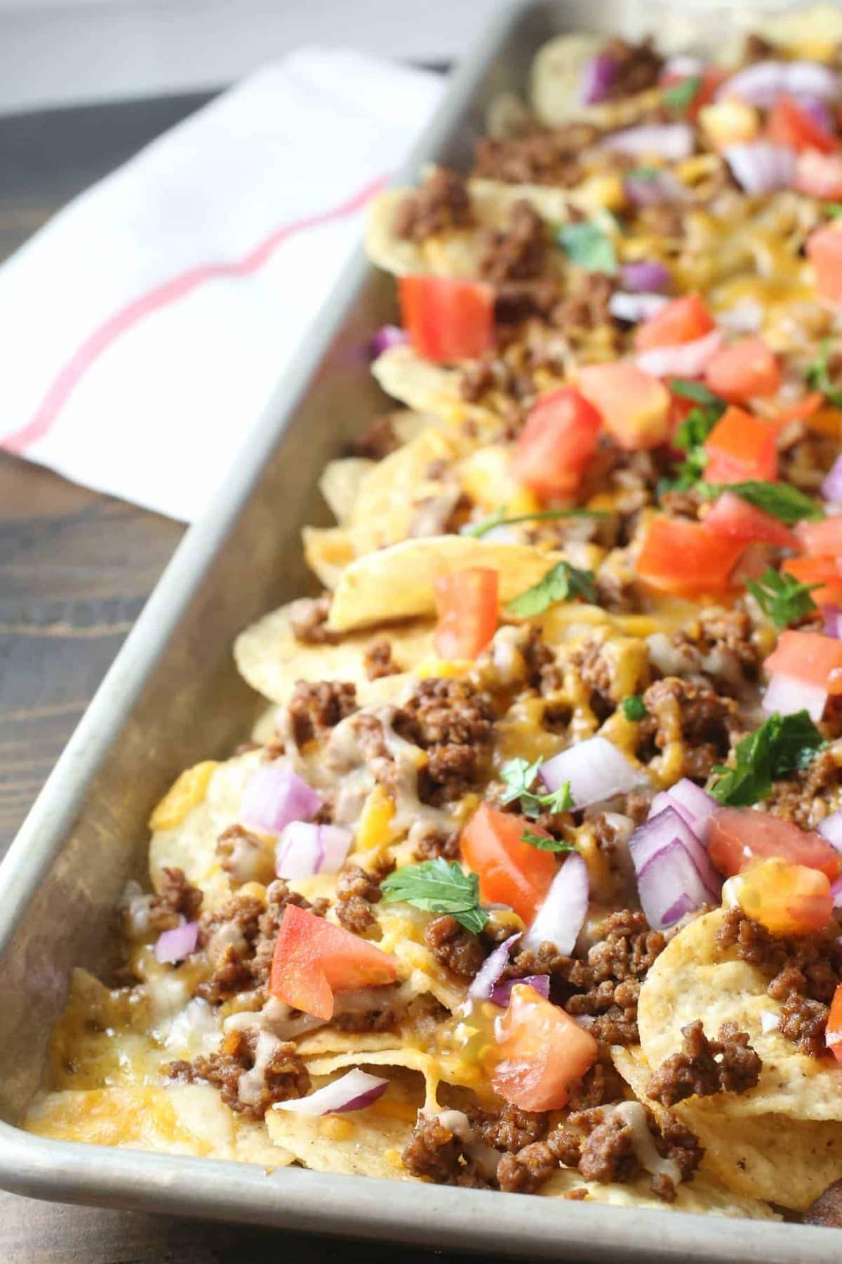 Sheet Pan Nachos - Easy Recipe for a Crowd! READY in 15 Minutes!