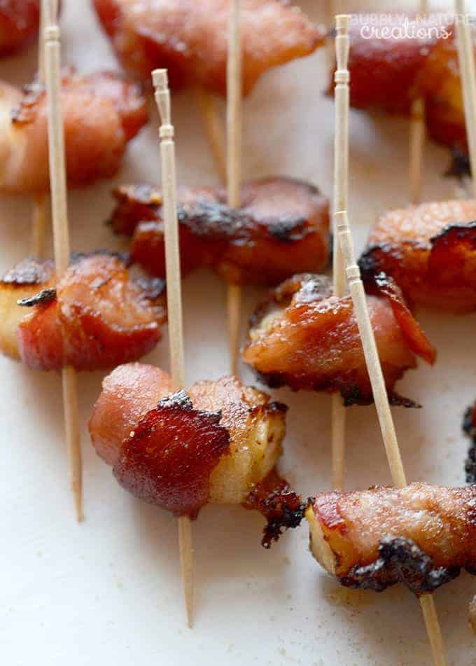 Apple Cinnamon Bacon Bites by Sprinkle Some Fun and other great Thanksgiving appetizers