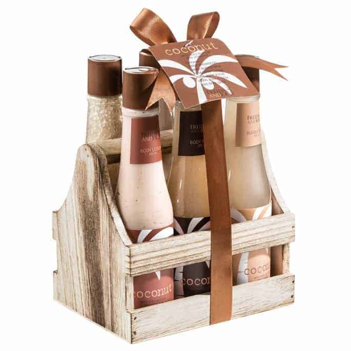 Coconut bath and body spa set