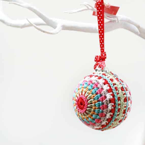 Crochet Bauble Christmas Ornament