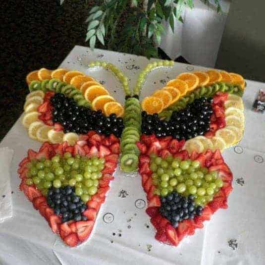 how to decorate a fruit platter