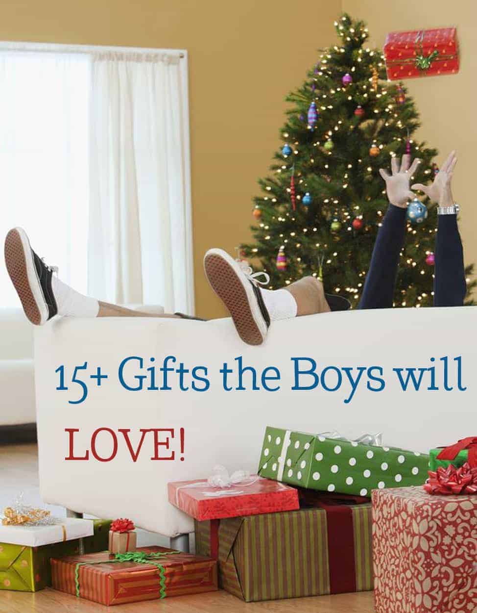 Great Gifts for Boys! Whether you need a birthday gift or holiday gift for the boy(s) in your life, these ideas will help!