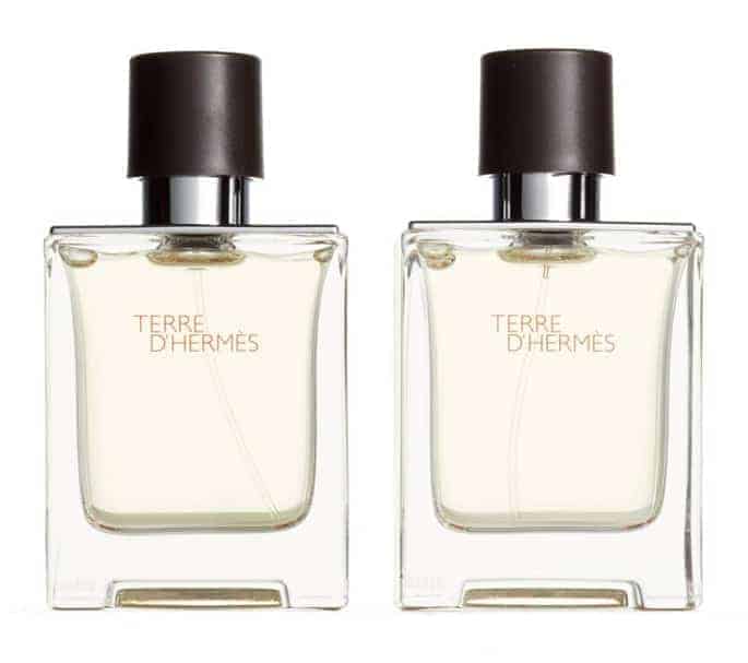 Two bottles of cologne