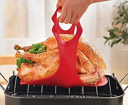 Silicone Turkey Lifter and other great Thanksgiving Hacks and Kitchen Tools