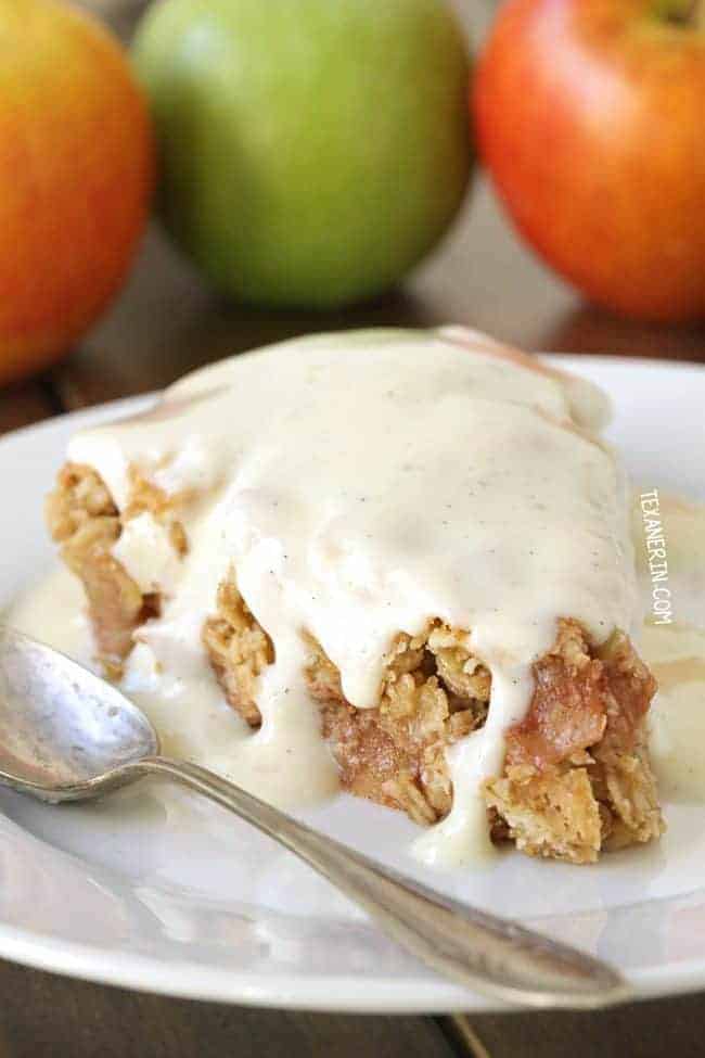 Swedish Apple Pie by Texanerian Baking and other easy Thanksgiving dessert recipes