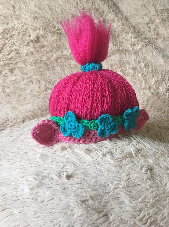 Troll Crochet Hat via ETSY |These are not your grandma's crochet ideas! These cool crochet patterns and handmade items are just plain fabulous! 