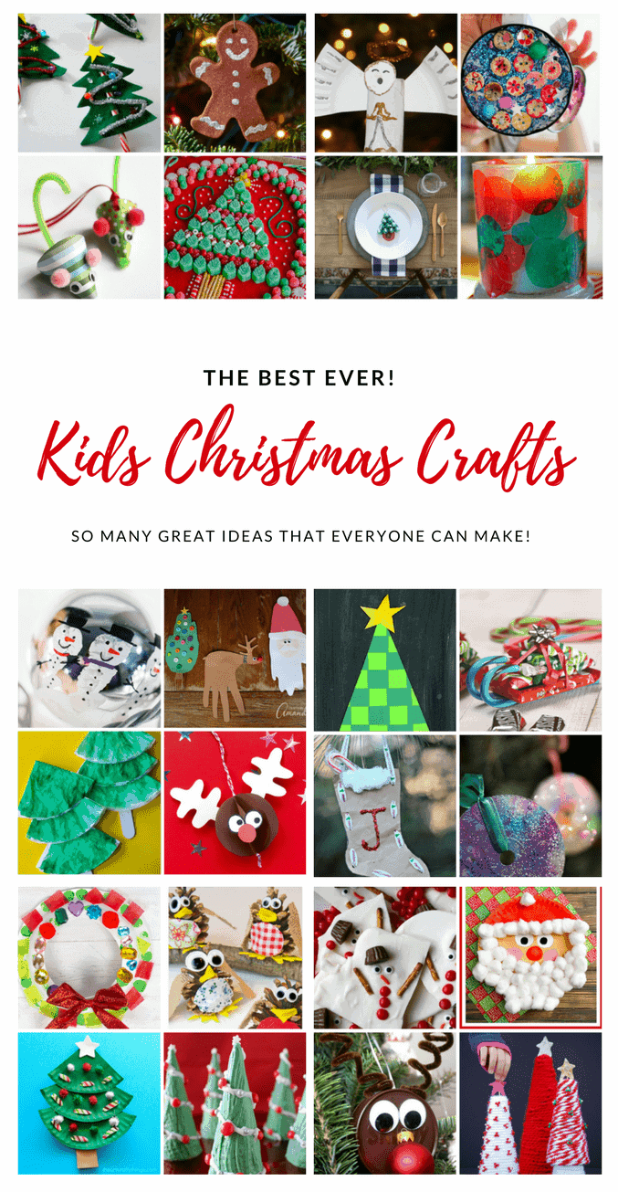 Kids Christmas Crafts to DIY decorate your holiday home!