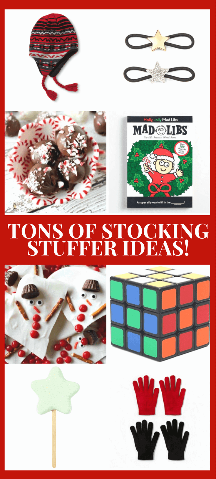 Tons of great ideas for stocking stuffers. So many great small gifts to DIY or Purchase for the stocking this year! 