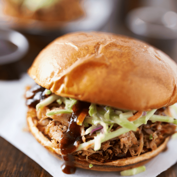 Slow Cooker Dr. Pepper Pulled Pork Sandwich - Perfect For A Crowd!