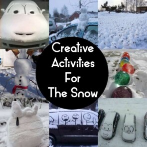 Creative activities for the snow