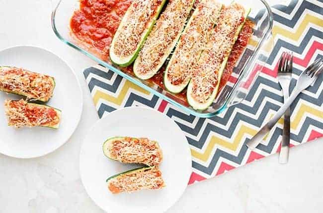 Sausage Zucchini Boats by Skinny Mom and the BEST Weight Watchers Recipes under 7 SmartPoints