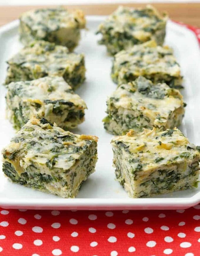 Spinach and Artichoke Bites perfect for dinner or a side dish or appetizer