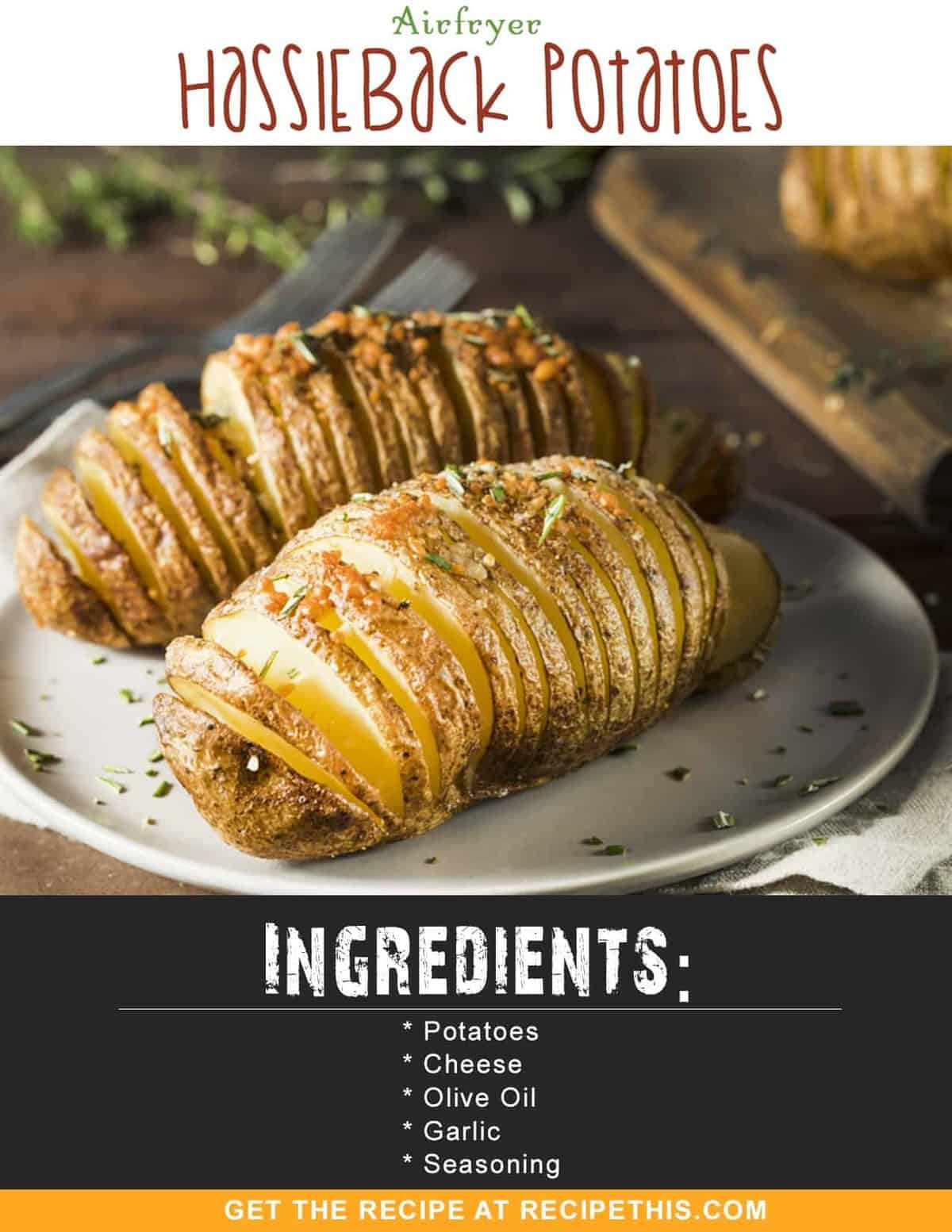 Air Fryer Hasselback Potatoes by Recipe This