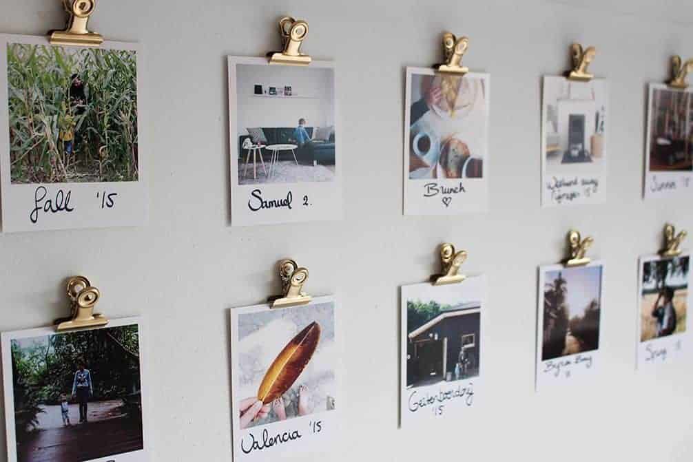 Clip Wall Gallery by Decoratoo | Creative wall gallery ideas