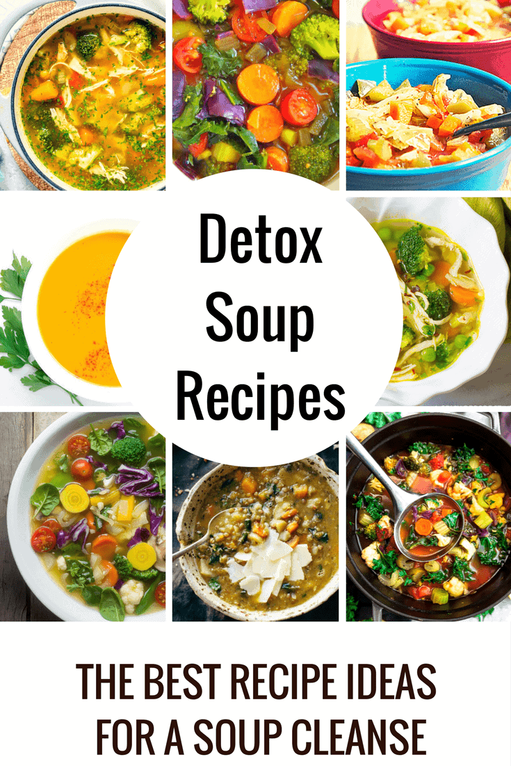 Detox Soup Recipes - Detox Soups take healthy ingredients and puts them together in a delicious soup. These soups are easy to digest which makes it easier for your body to absorb the the good nutrients!