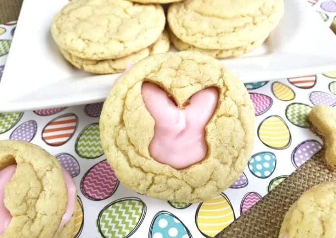 Easter Bunny Cut Out Cookies 