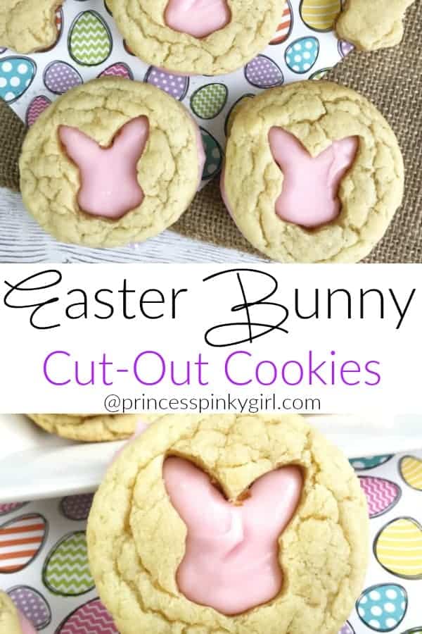 Easter Bunny Cut Out Cookies - the perfect easy Easter dessert!