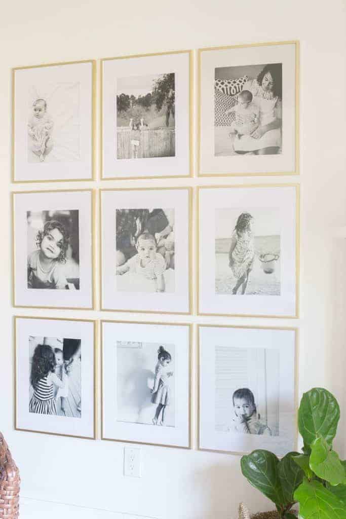 How to Create a Photo Gallery Wall Templates and tips for your photo wall