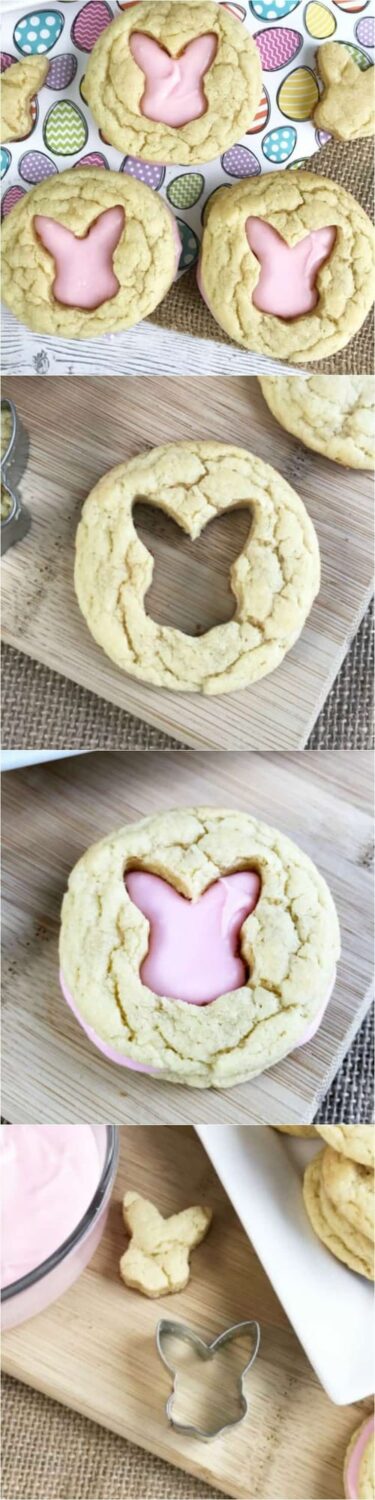 How to make Easter Bunny Cut Out Cookies - a super easy Easter dessert and project to make with your kids!