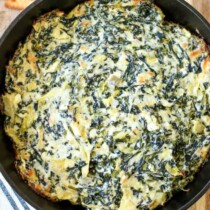 Spinach and artichoke dip square featured image