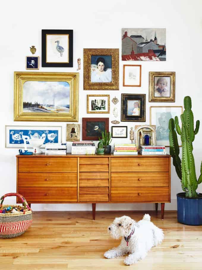 eclectic Gallery Wall by Cup of Jo | Gallery Wall Inspiration and More!