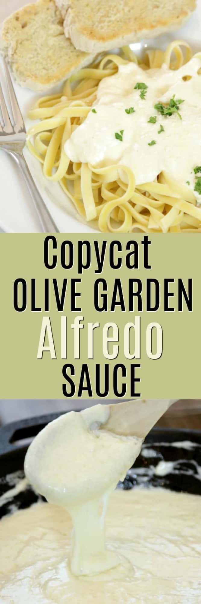 Copycat Olive Garden Fettuccini Alfredo Sauce