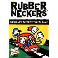A close up of rubberneckers travel game