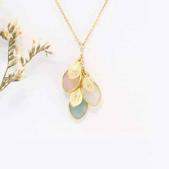 Custom Birthstone Necklace | Fabulous Ideas for Mother's Day Gifts