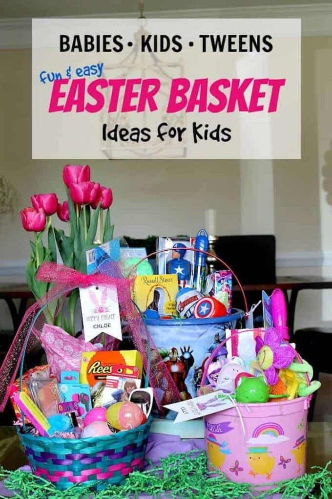 Kids Easter Basket Ideas Made Easy - For Baby, Kids and Tween