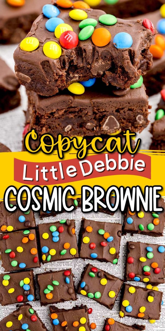 Copycat Little Debbie Cosmic Brownies pinterest